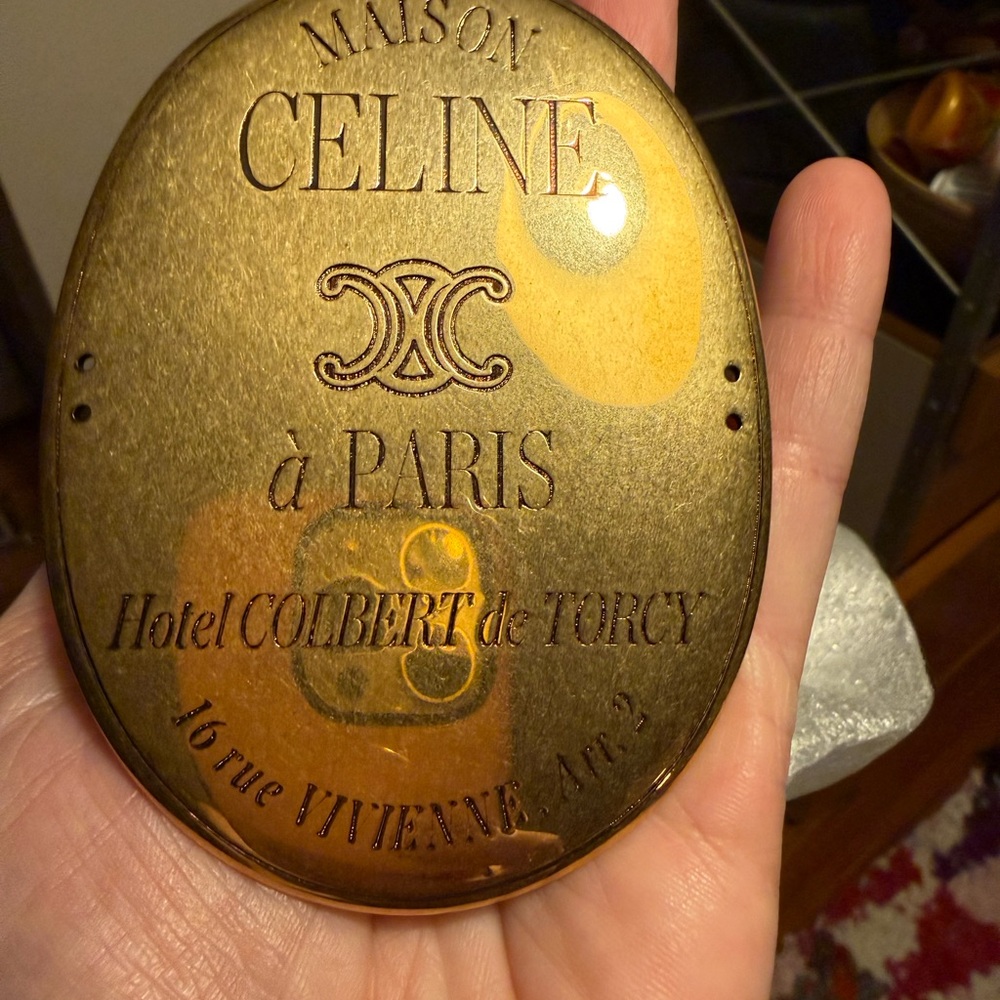 Celine Teen Belt with Gold Belt Buckle - Picture 2 of 13